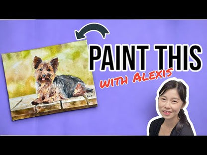 Paint Over Me EasyStart Canvas Kit – Dog Series for Beginner Painters